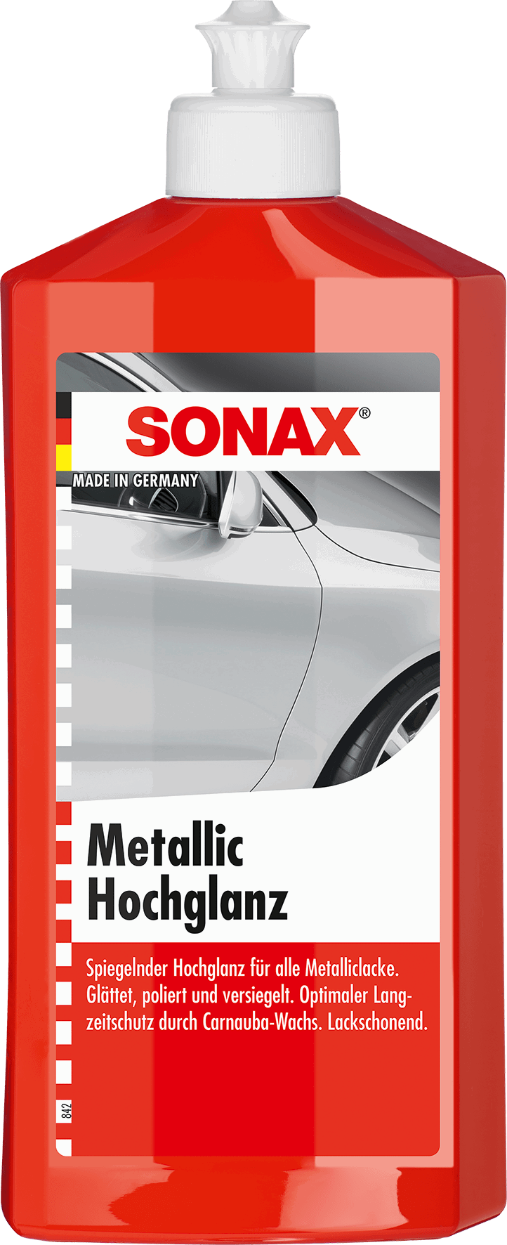 Poliravimo pasta SONAX "Metalic High Gloss", 500 ml-0