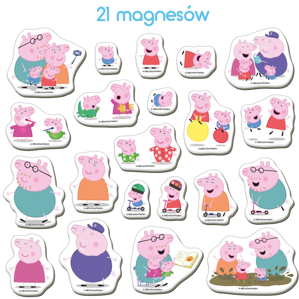 Magnetų rinkinys Peppa Pig Family - 7