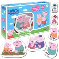 Magnetų rinkinys Peppa Pig Family - 4