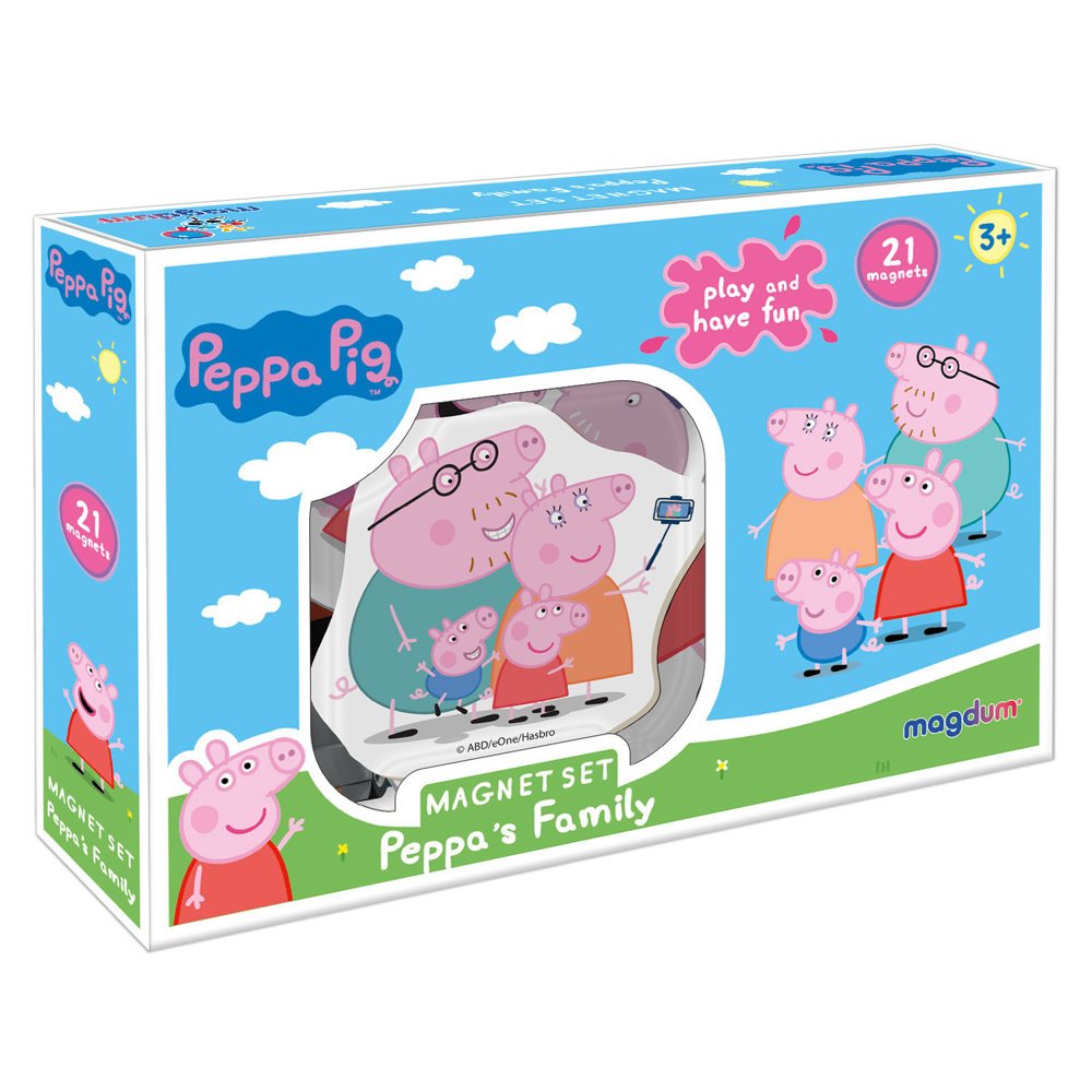 Magnetų rinkinys Peppa Pig Family - 5