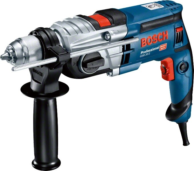 Smūginis gręžtuvas Bosch GSB 20-2, 850 W (L-BOXX) - 2