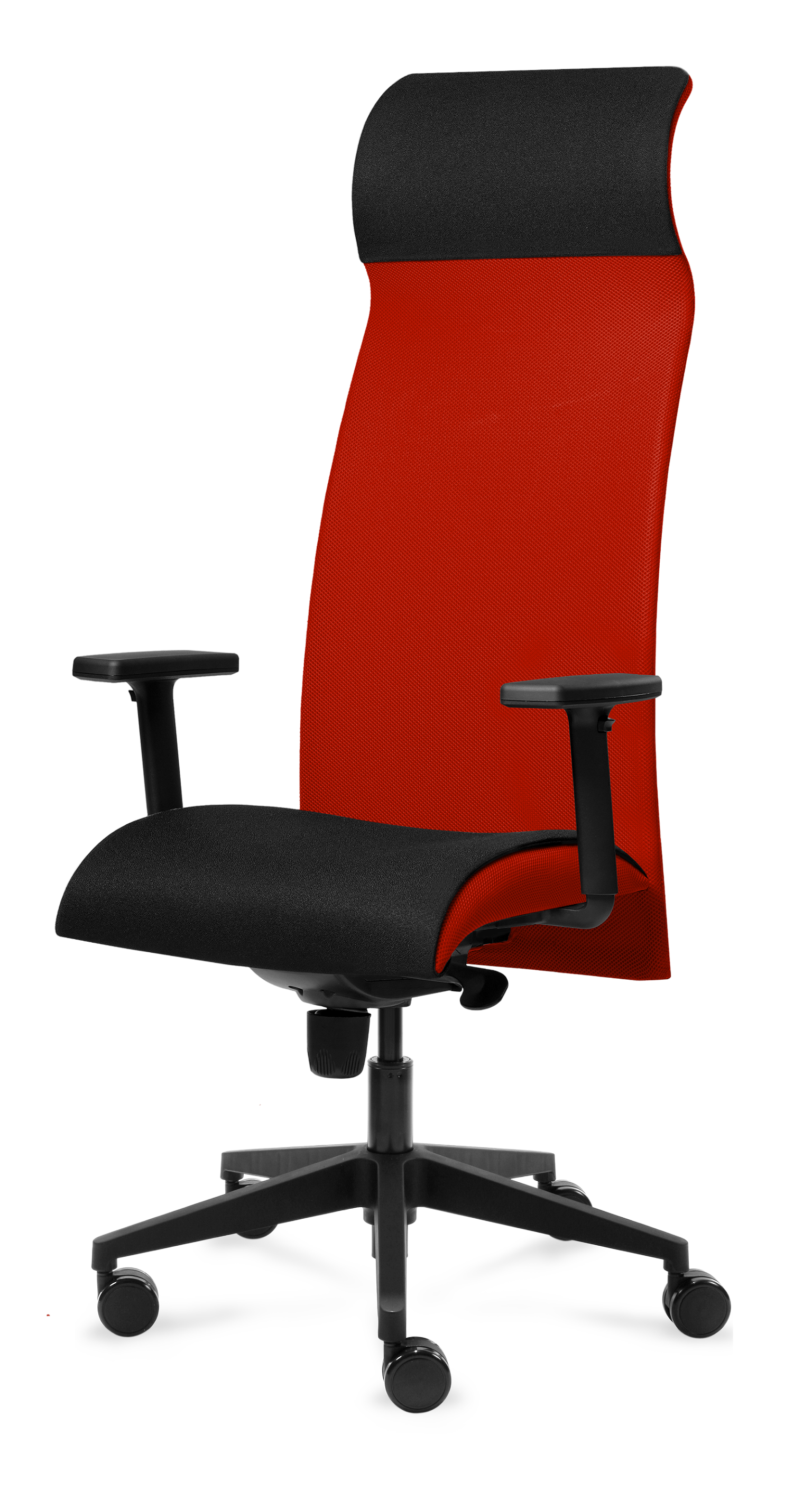 Biuro kėdė Tronhill Solium Executive, raudonos ir juodos spalvos