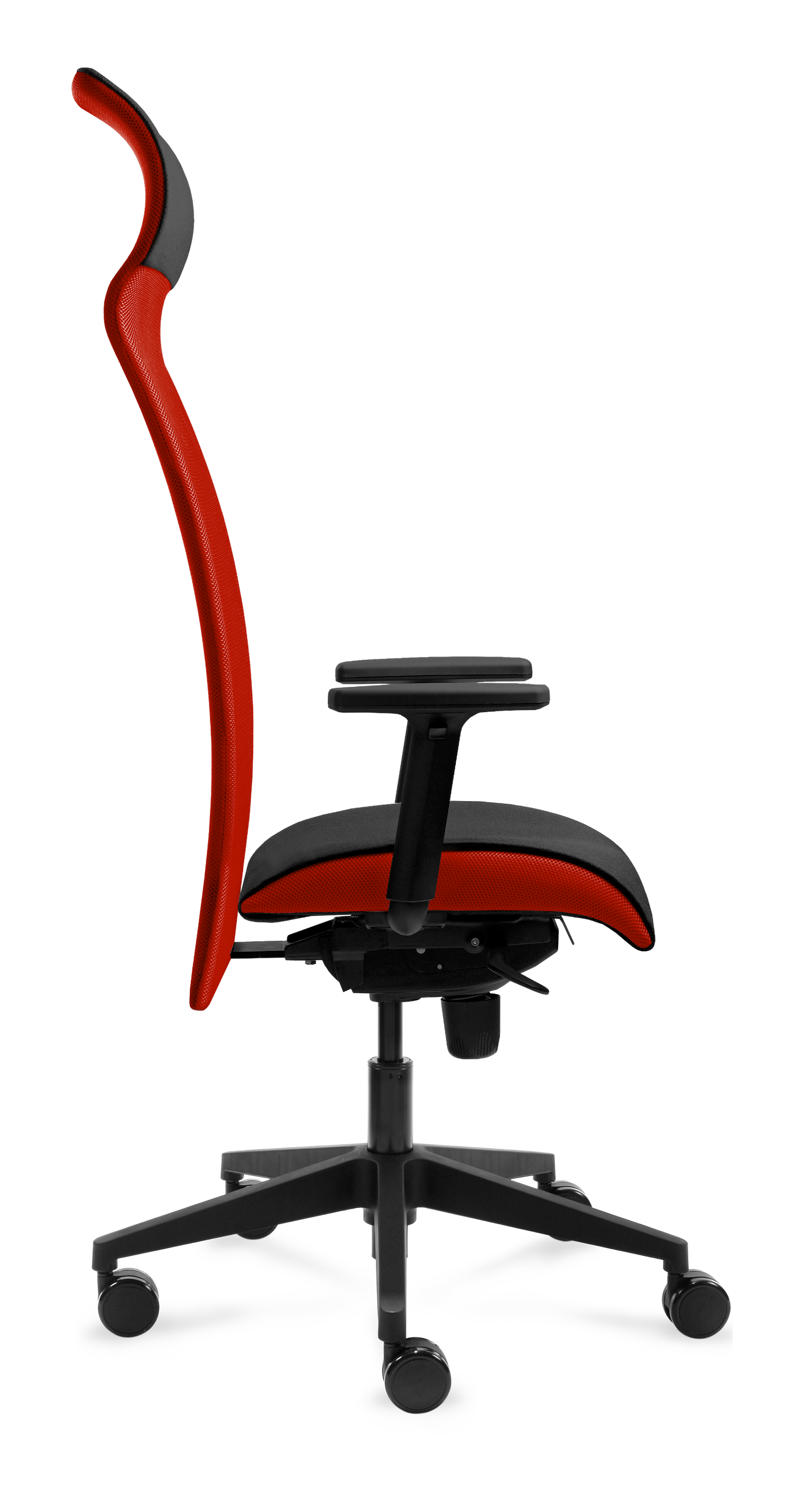 Biuro kėdė Tronhill Solium Executive, raudonos ir juodos spalvos - 3