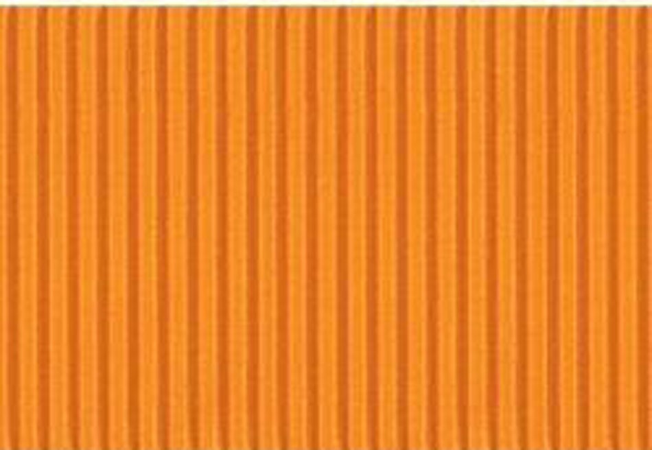 Gofruotas kartonas 50x70 cm, Folia oranžinis-0