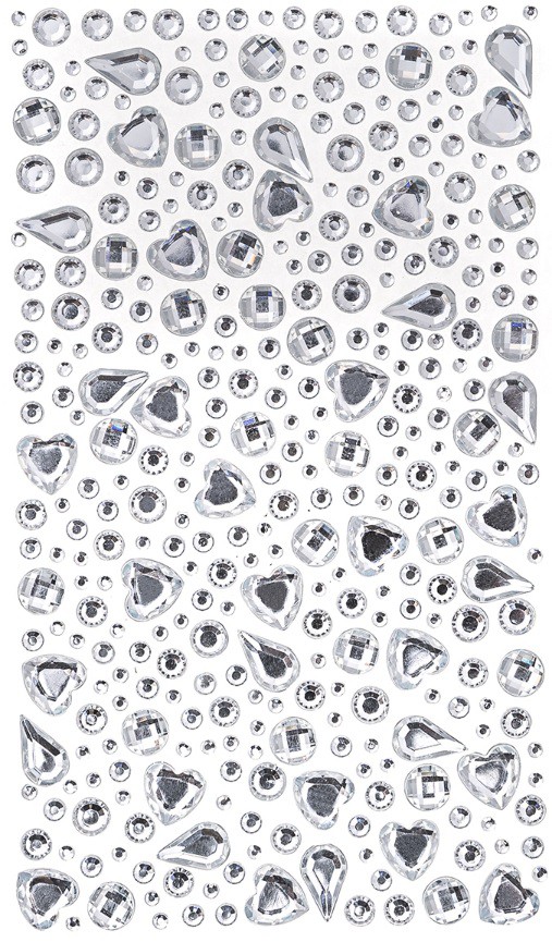 Lipnūs kristalai, 250 vnt., CRYSTAL-0