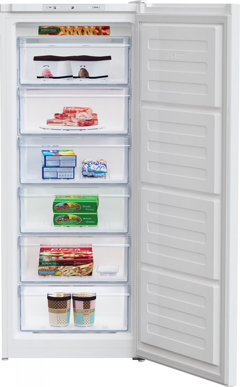 Šaldiklis BEKO RFSA210K40WN, 135,7 cm - 3