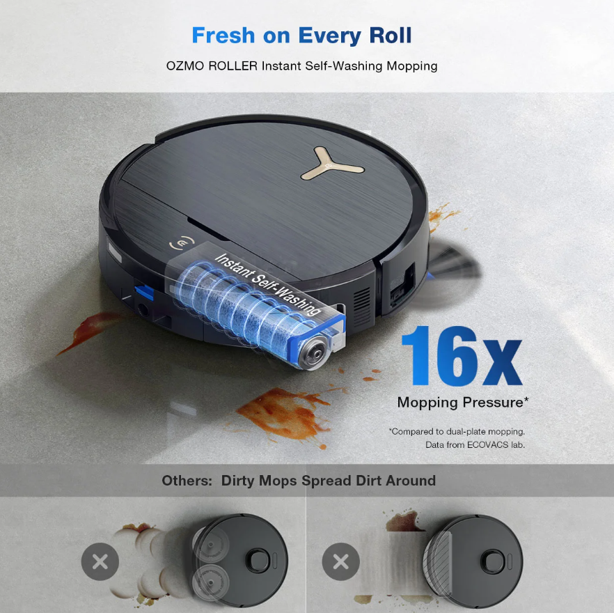 Dulkių siurblys - robotas Ecovacs Deebot X9 Pro Omni, juoda - 6