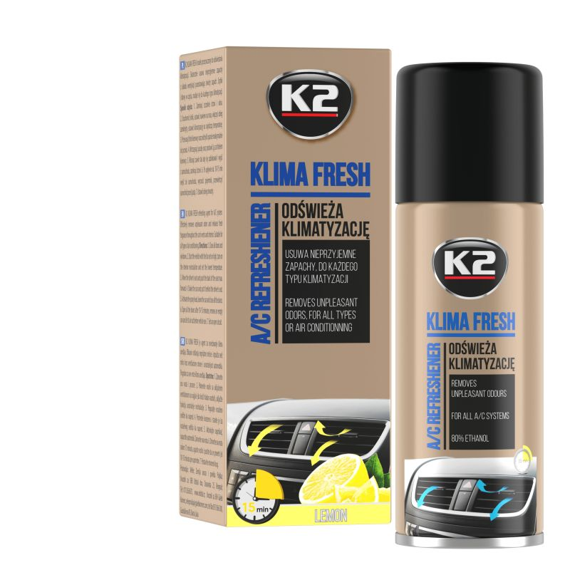 Kondicionieriaus valiklis K2 "KLIMA FRESH" LEMON, 150 ml - 1