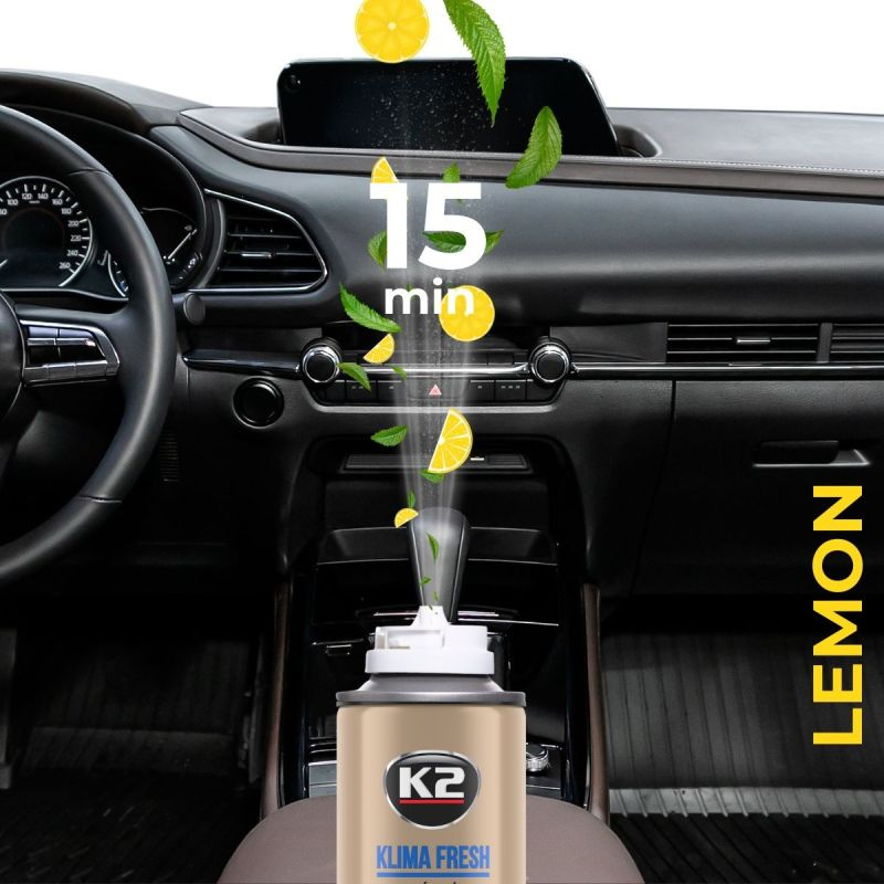 Kondicionieriaus valiklis K2 "KLIMA FRESH" LEMON, 150 ml - 8