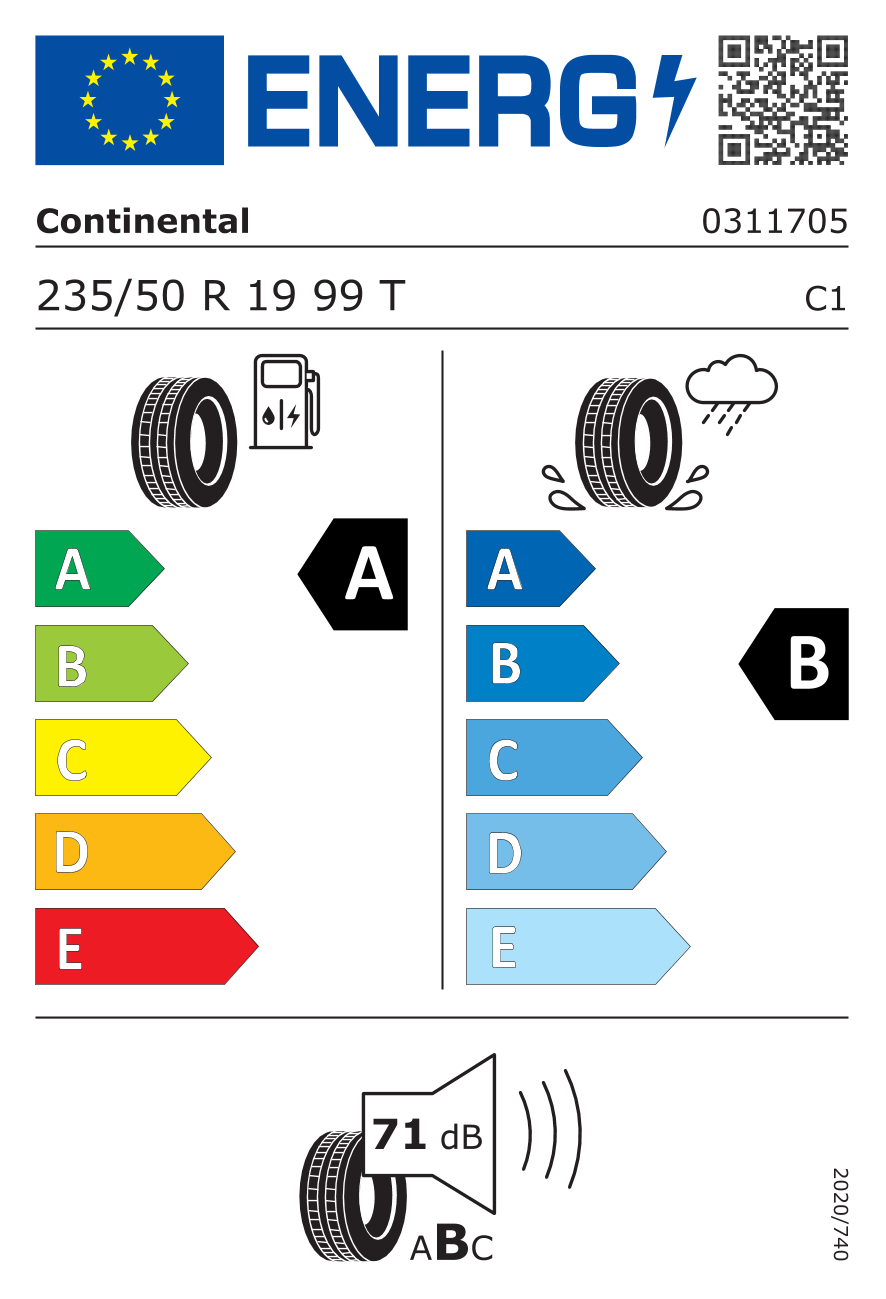 Continental EcoContact 6Q 235/50 R19 99 T - 2