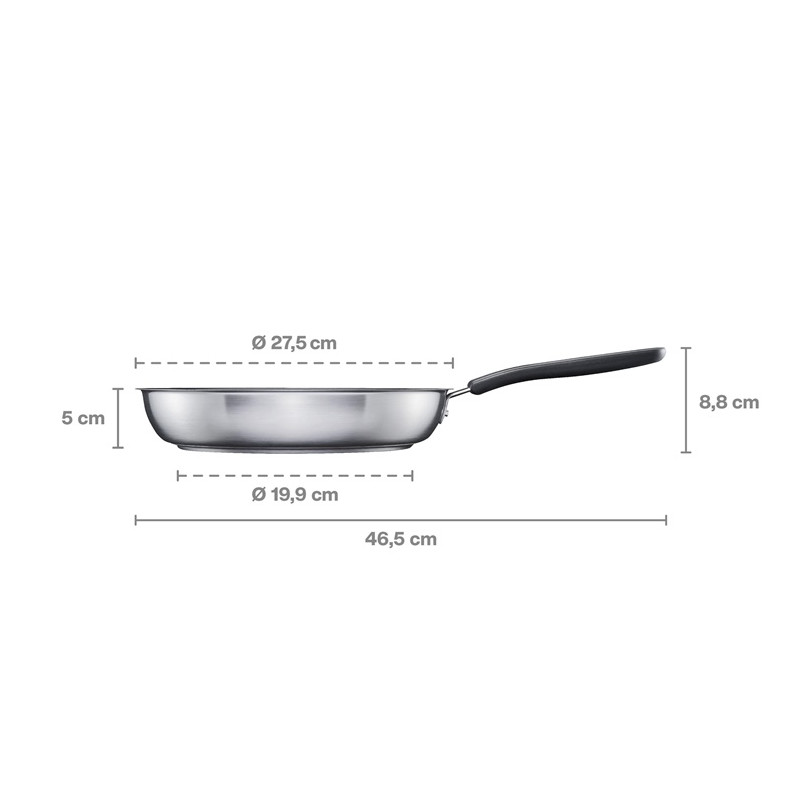 Keramikinė keptuvė FISKARS FF, nepridegančia danga, 26 cm, 1 vnt - 3