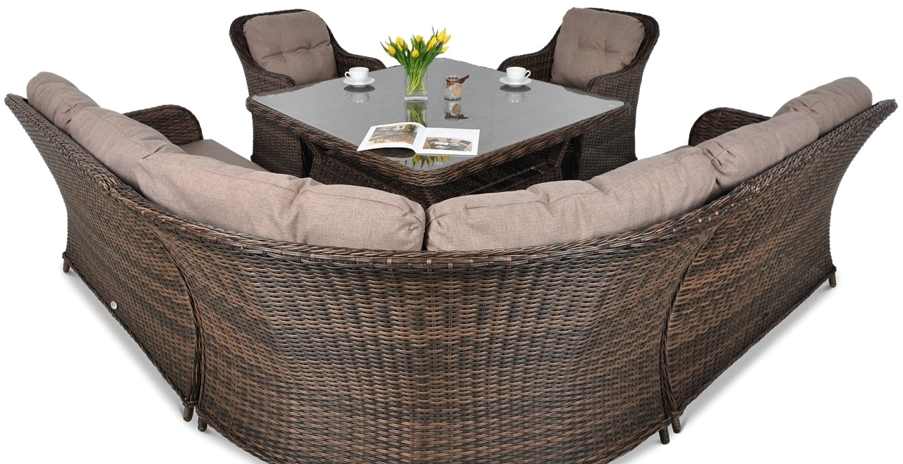 Lauko baldų komplektas SAVONA, Brown - 3