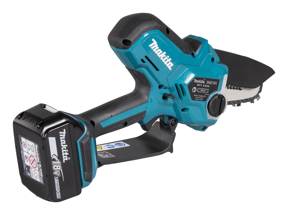 Akumuliatorinis grandininis genėjimo pjūklas MAKITA DUC101Z, 18 V, 10 cm, be akumuliatoriaus - 2