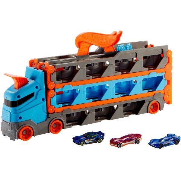Žaidimų rinkinys HOT WHEELS Speedway Hauler - 4