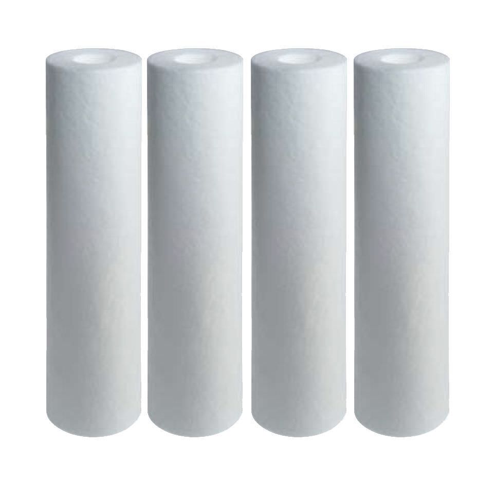 Vandens filtro kasečių kompl. CPP110-10, 10'', pūsto polipropileno, 10 mk, 4 vnt.-0