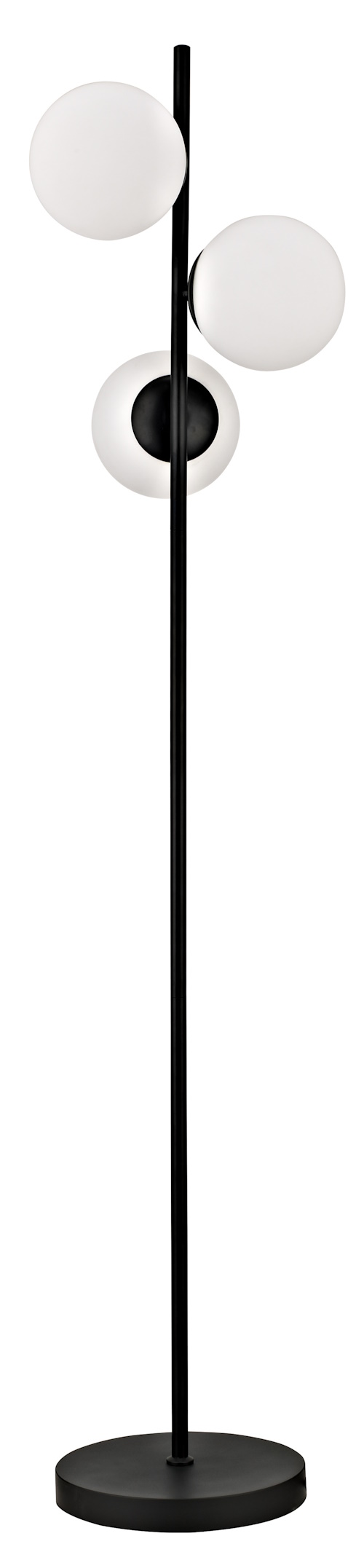 Toršeras G.LUX GH-3-BUBBLES BLACK , 3xE14, juodos sp, ø35x150cm-0