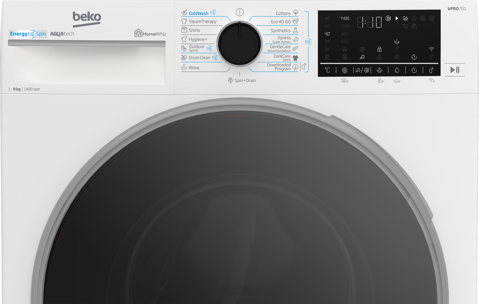 Skalbimo mašina BEKO B7WFU69418WB - 4