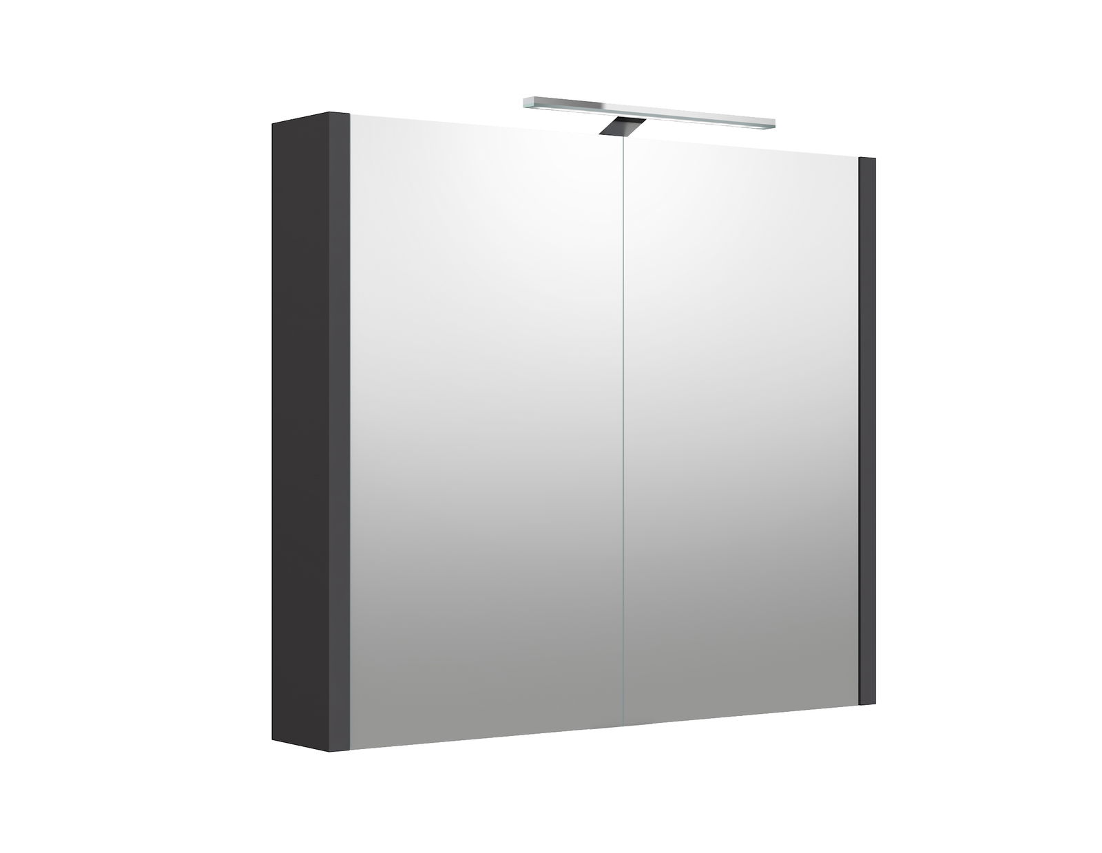 Vonios spintelė RB BATHROOM CITY GREY MAT 80, pakabinama, su LED