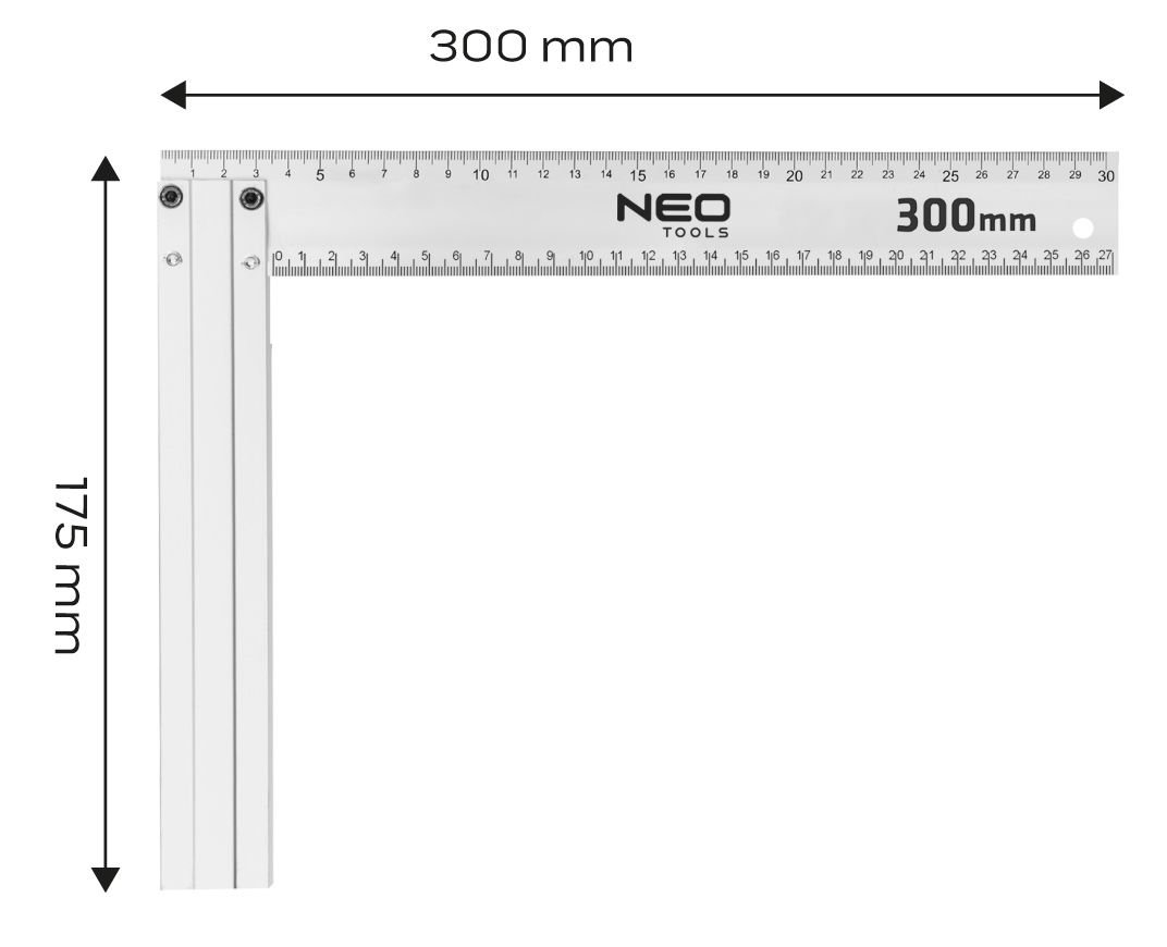 Kampainis NEO, 300 mm, aliumininis - 2