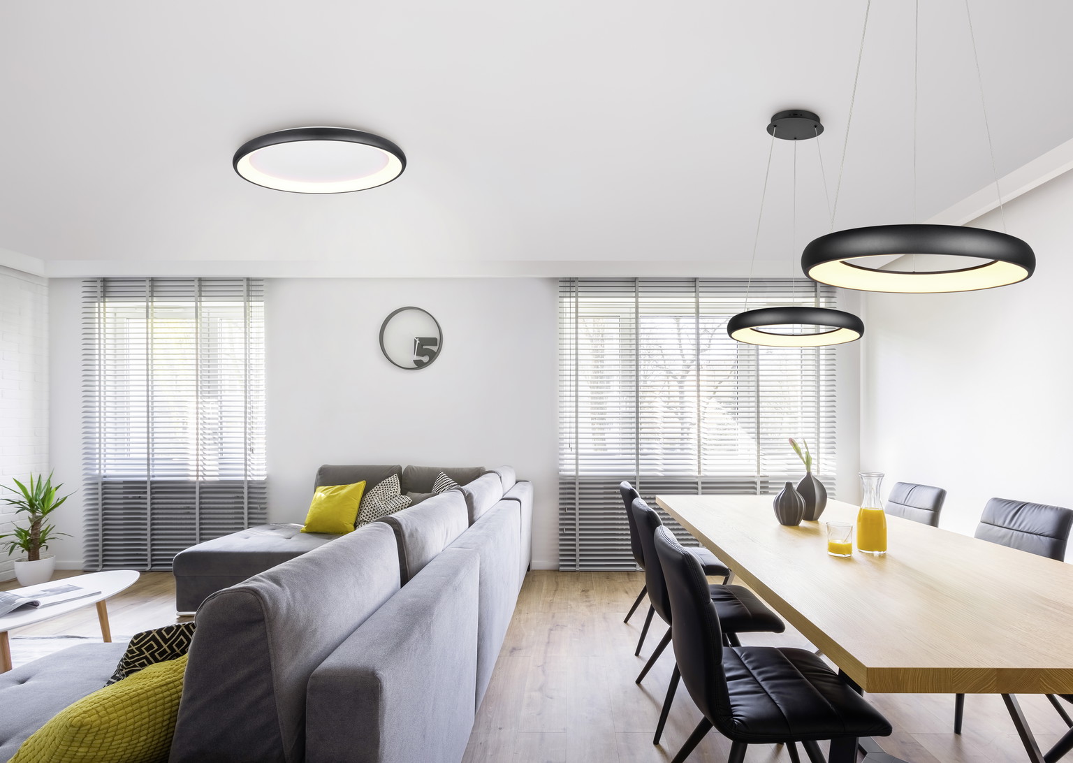 Pakabinamas LED šviestuvas TRIO CARDONA, 40 W, 2300/3000/4000K, 4800lm, DIM, 60x150cm - 3