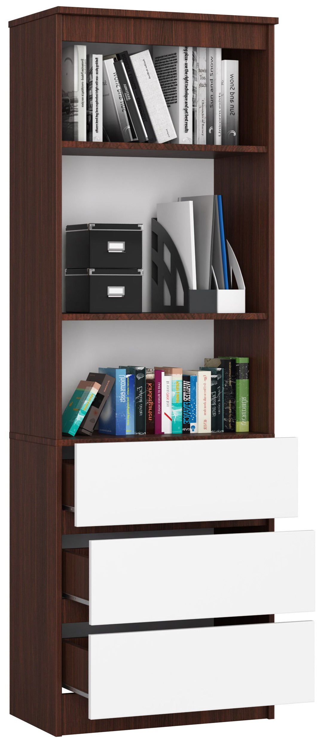Lentyna  CLP R 60 cm, venge/balta-1
