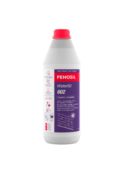 Paviršių impregnavimo priemonė PENOSIL WaterSil 602, bespalvis, 1 l-0