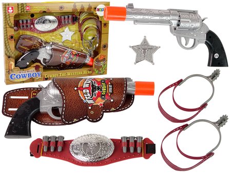 Kaubojaus rinkinys su revolveriu ir aksesuarais - 2