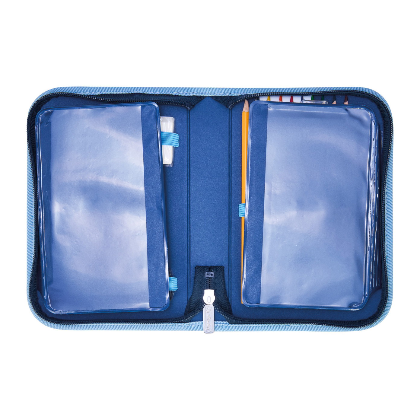 Penalas Herlitz Cosmic Explorer su  mokyklinėmis priemonėmis - 3