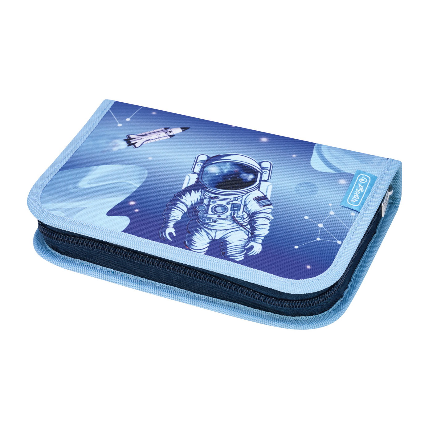 Penalas Herlitz Cosmic Explorer su mokyklinėmis priemonėmis-0