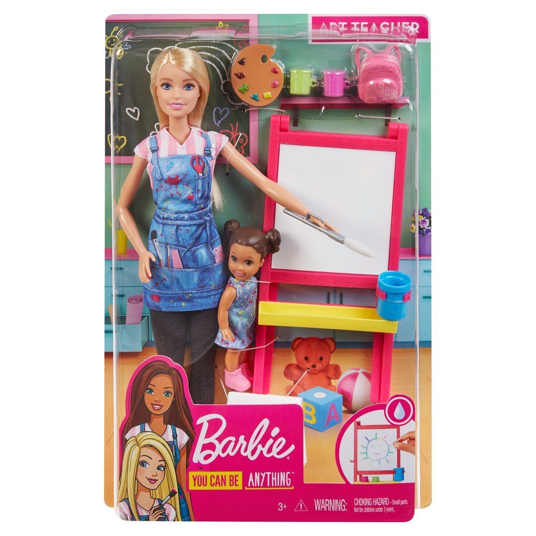 Lėlė Barbie Art Teacher,su aksesuarais