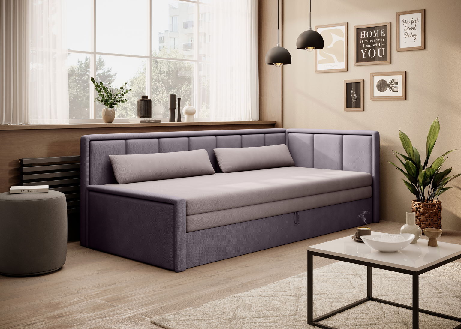 Sofa Fulgeo D, violetinė-0