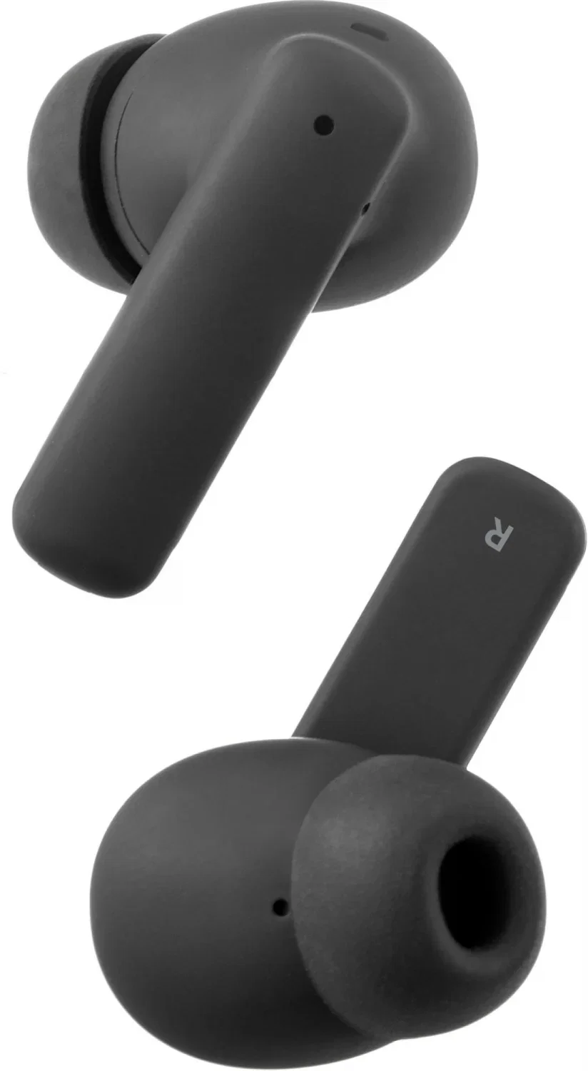 Belaidės ausinės STREETZ T600-BLK, ANC ir ENC, juodos sp.-1