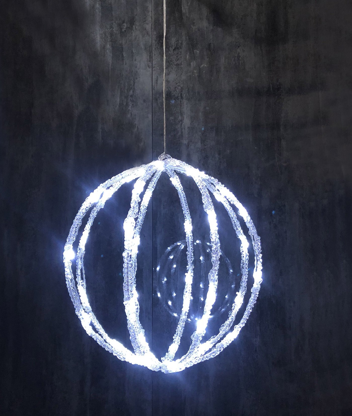 El. lauko dekoracija ACRYLIC BALL, IP44, 40 LED, 1,8 W, 4 V