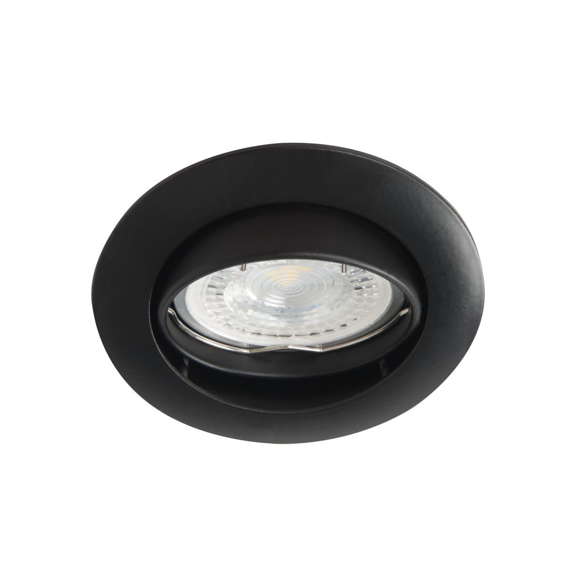 Įleidžiamasis šviestuvas KANLUX VIDI, 1 x GX5,3, max 50 W, juodos sp., Ø8,2 cm