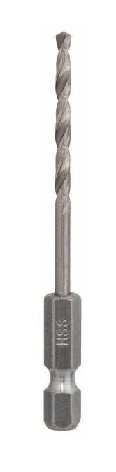 Metalo grąžtas BOSCH, šešiabriaunis kotelis, 3 x 33 x 74 mm - 1