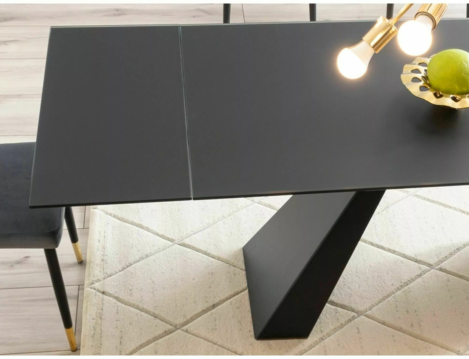 Valgomojo stalas SALVADORE, 160(240) x 90 cm - 7