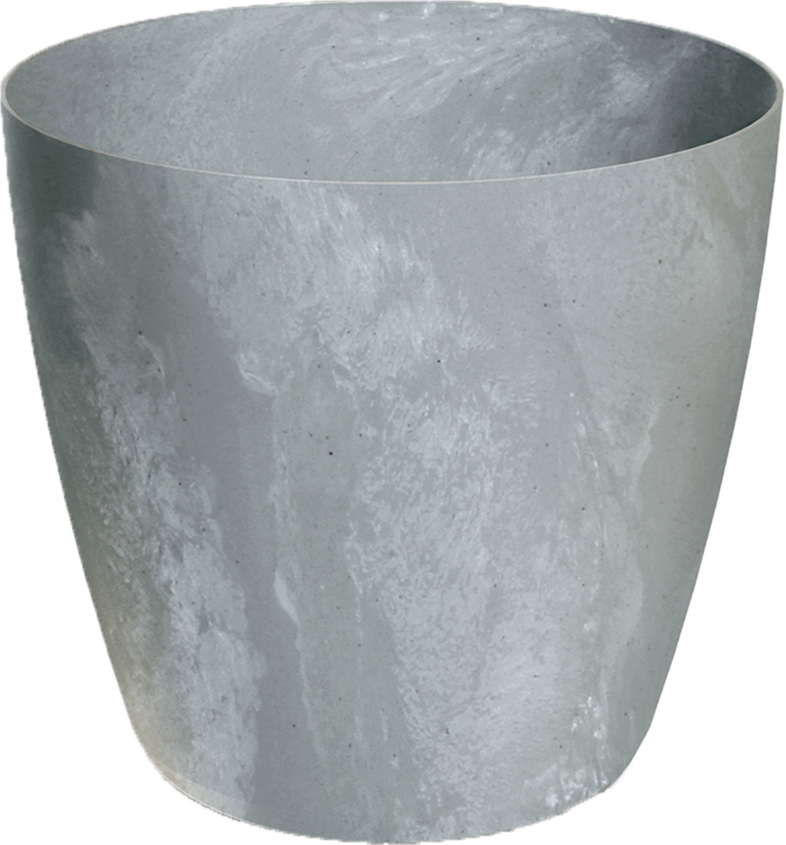 Plastikinis vazonas MATE BETON EFFECT, betono sp., 18 x 16 cm-0