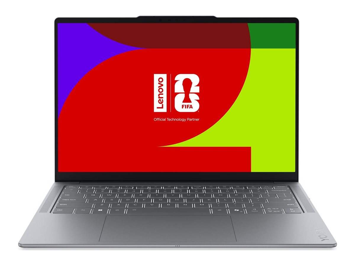 Nešiojamas kompiuteris Lenovo Yoga Slim 7 14IPH11, 16GB RAM, Intel Core Ultra 7 355, Intel Graphics, 512GB SSD, 14" OLED 1920x1200 60Hz, pilka-0