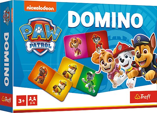 Stalo žaidimas PAW PATROL Domino, TREFL-0