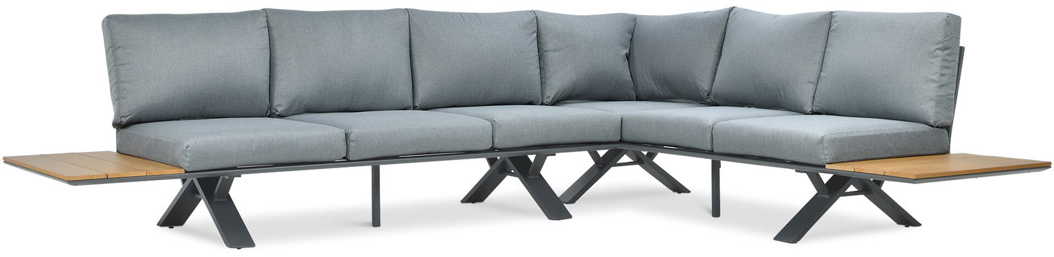 Lauko baldų komplektas SORRENTO WOOD, Graphite - 7