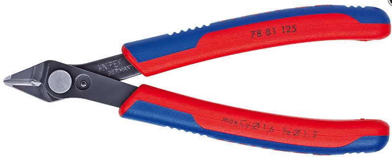 Šoninio kirpimo replės KNIPEX 78 81 125, 125 mm