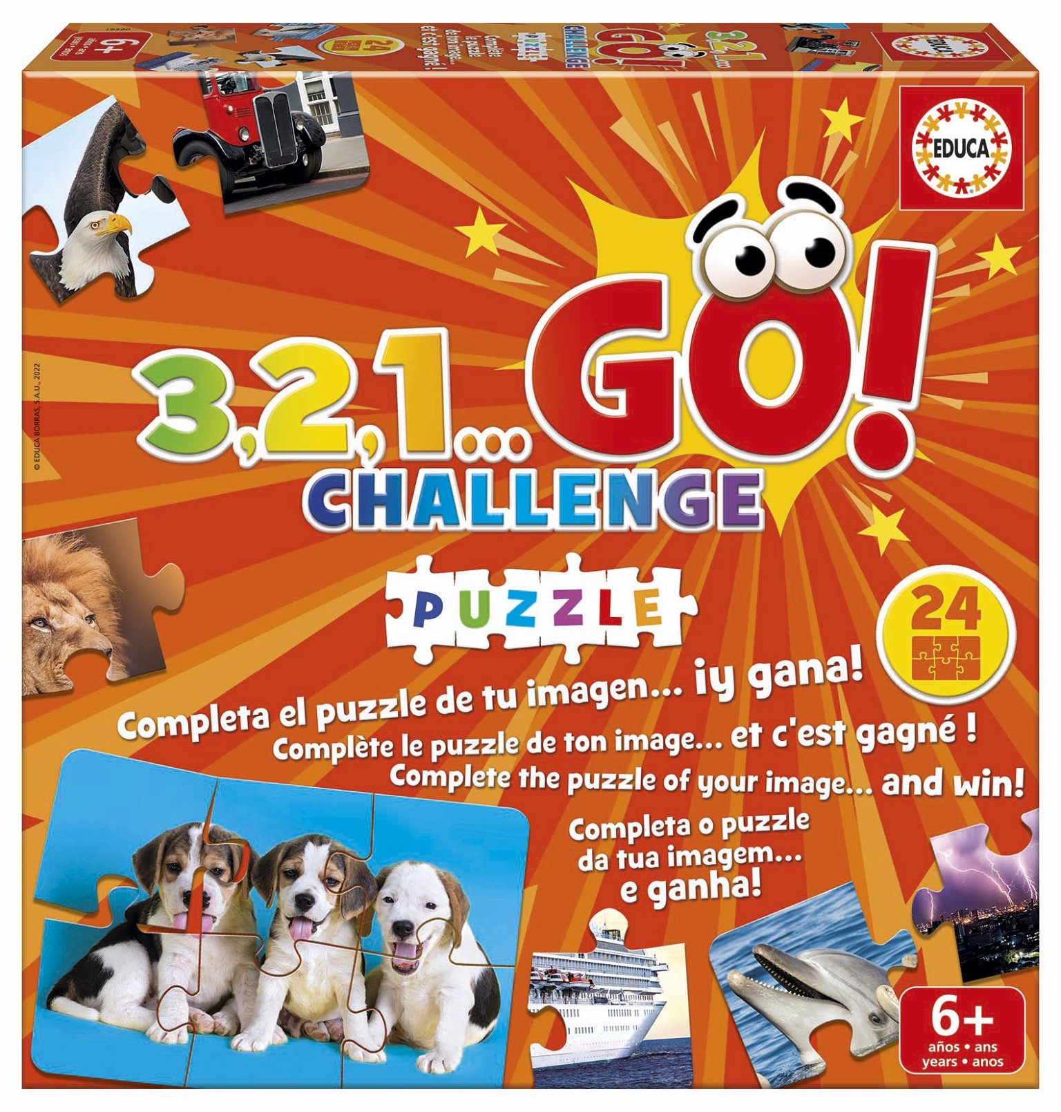 Žaidimas 3,2,1...GO! CHALLENGE PUZZLE, 6-99metų - 1