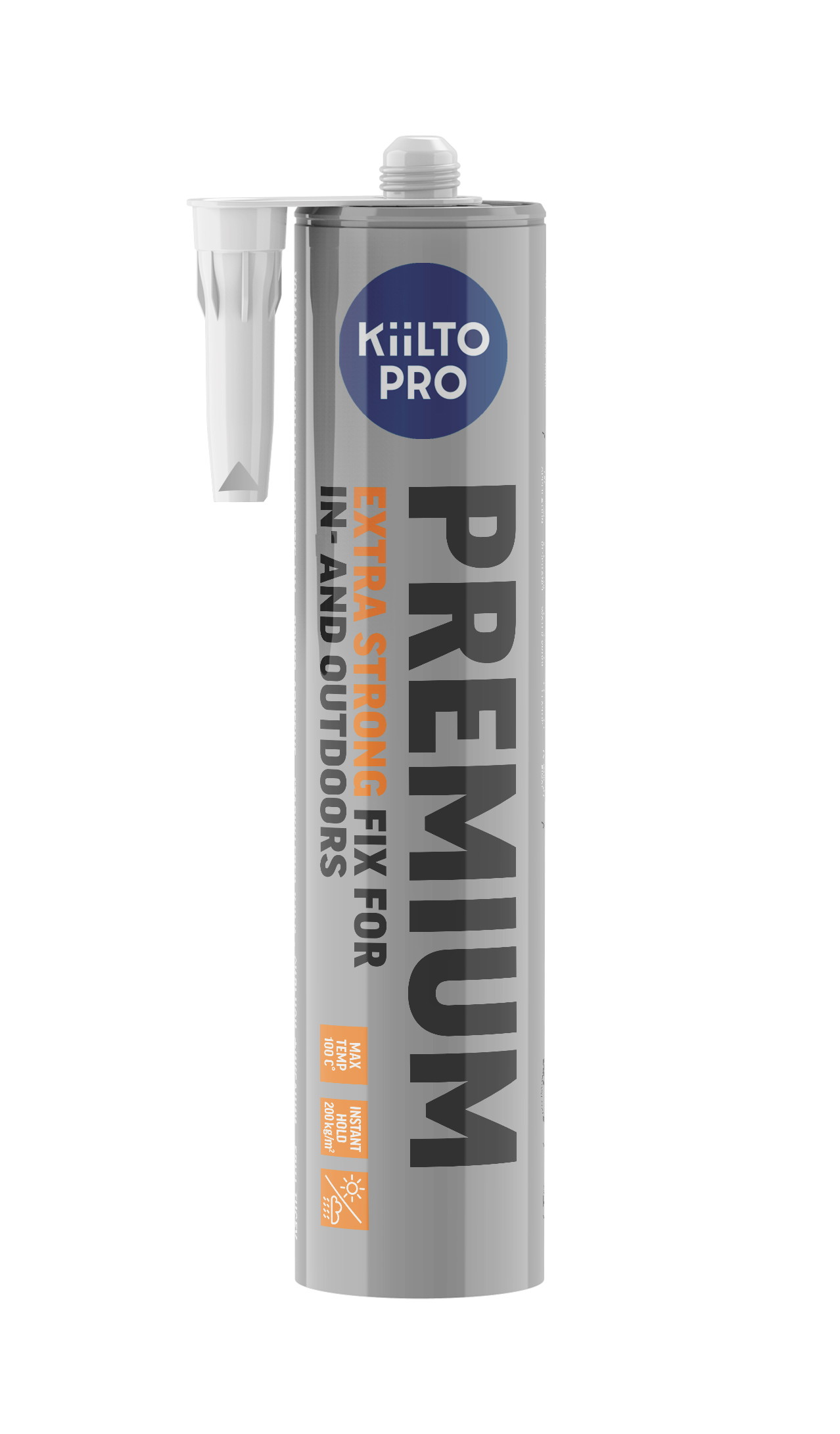 Montažiniai klijai KIILTO PRO PREMIUM, 290 ml-0
