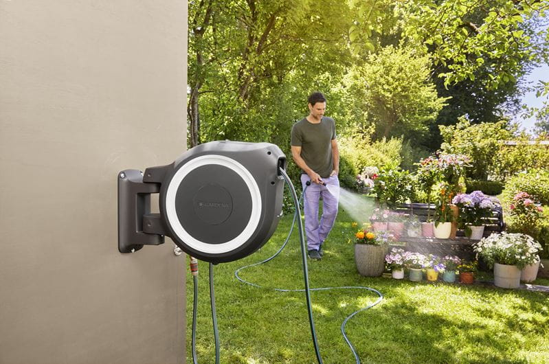 Laistymo žarnos ir ritės komplektas GARDENA ROLLUP M/L, montuojama ant sienos, 25 m, 13mm-1