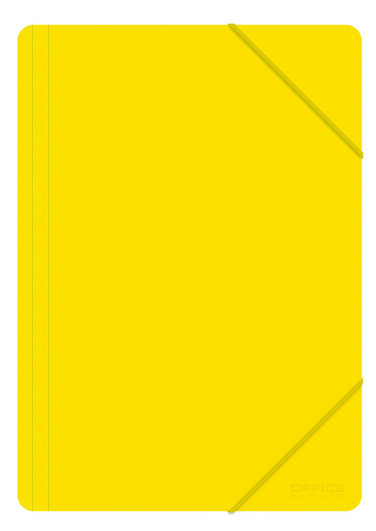 Aplankalas su guma PP, A4, 500mic,geltonas
