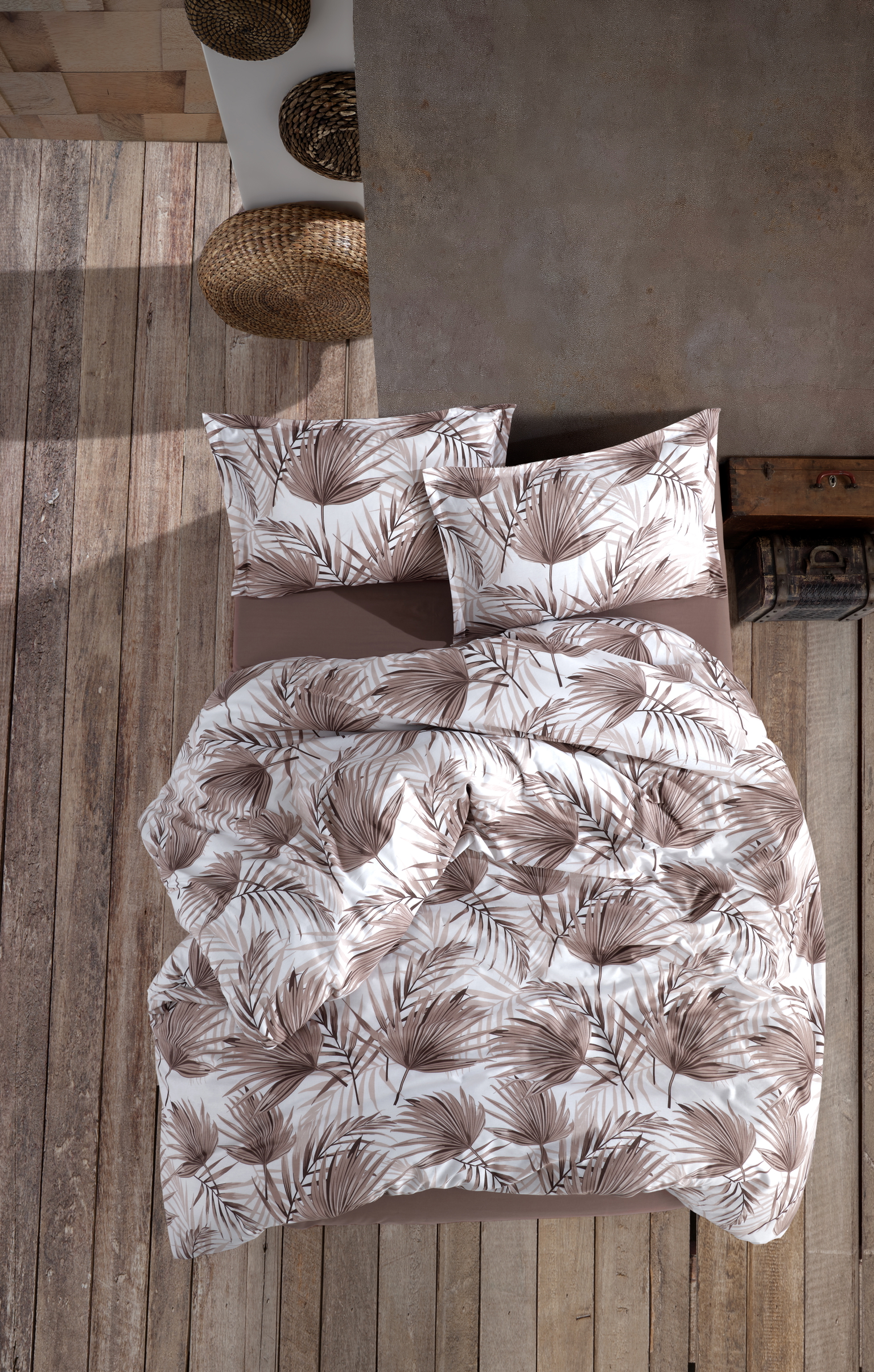 Medvilninės patalynės kompl. CREYA ESTILLA, 240x220cm, 2x50x70cm, 2x70x70cm, 100% medv.-0