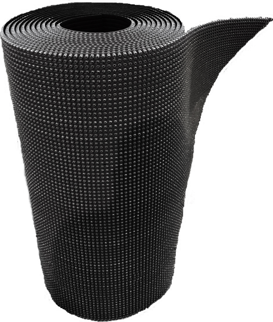 Plastikinis takas 39, juodos sp. , 90 cm pločio, 100% polietileno-1