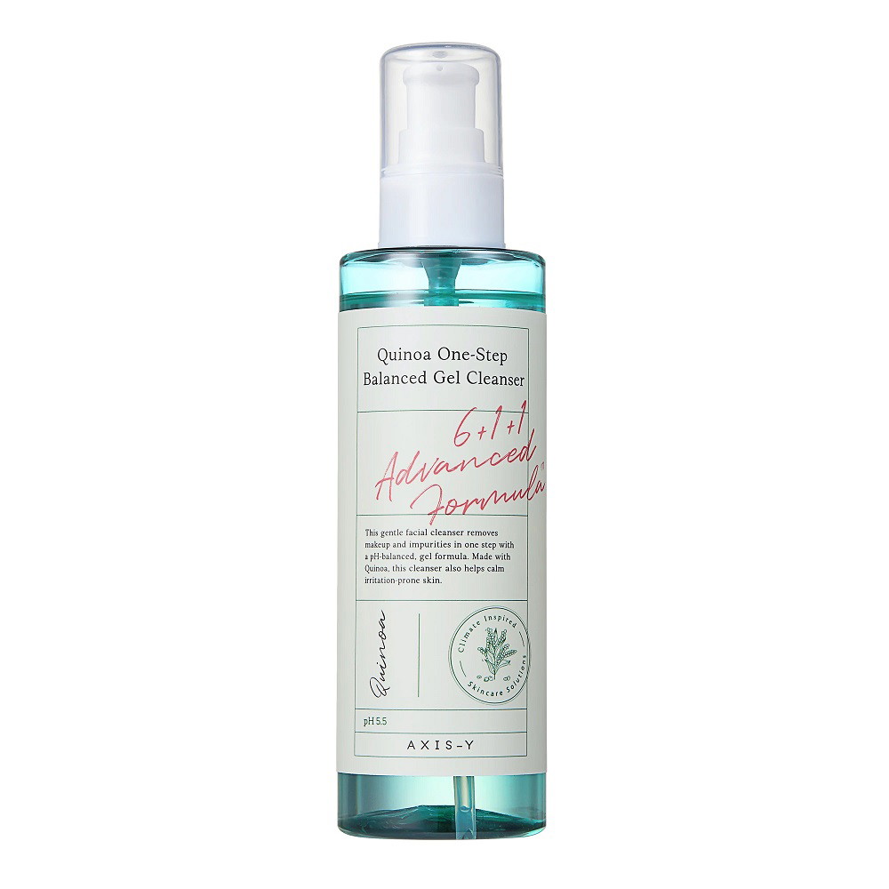 Balansuojamasis veido prausimosi gelis AXIS-Y Quinoa One Step Balanced Gel Cleanser, 180 ml