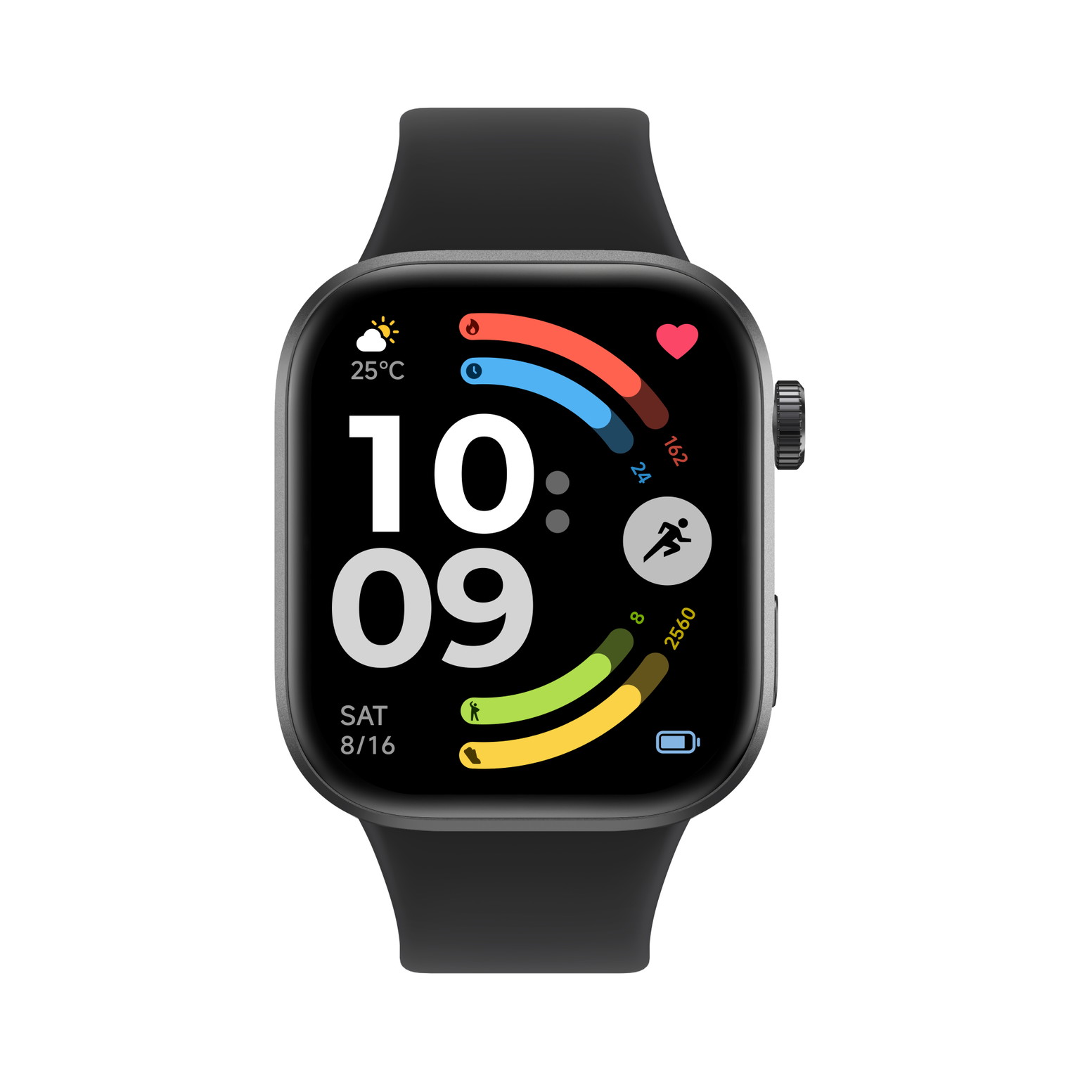 Išmanusis laikrodis Xiaomi Redmi Watch 6, obsidian black sp. - 1