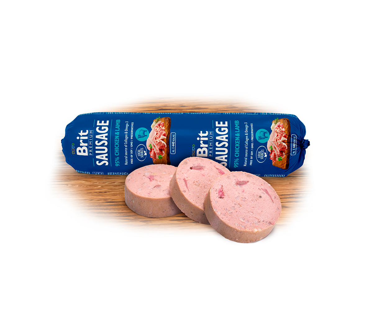 Konservuotas ėdalas šunims Brit Premium Chicken&Lamb, 800 g